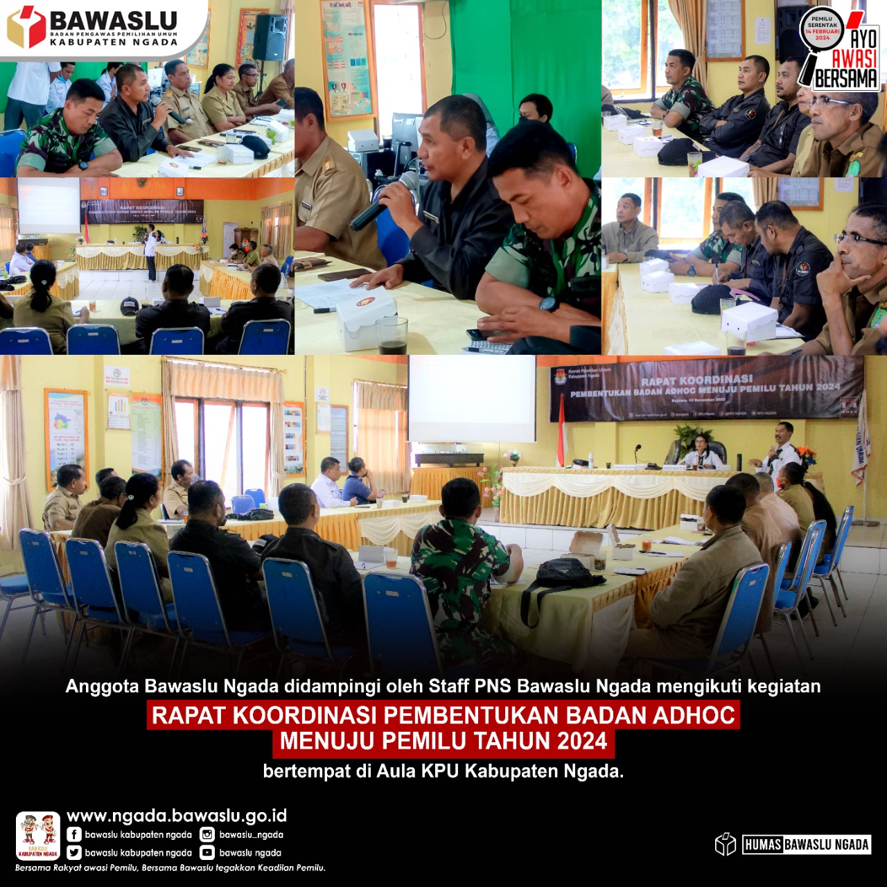 Bawaslu Ngada Siap Bekerjasama