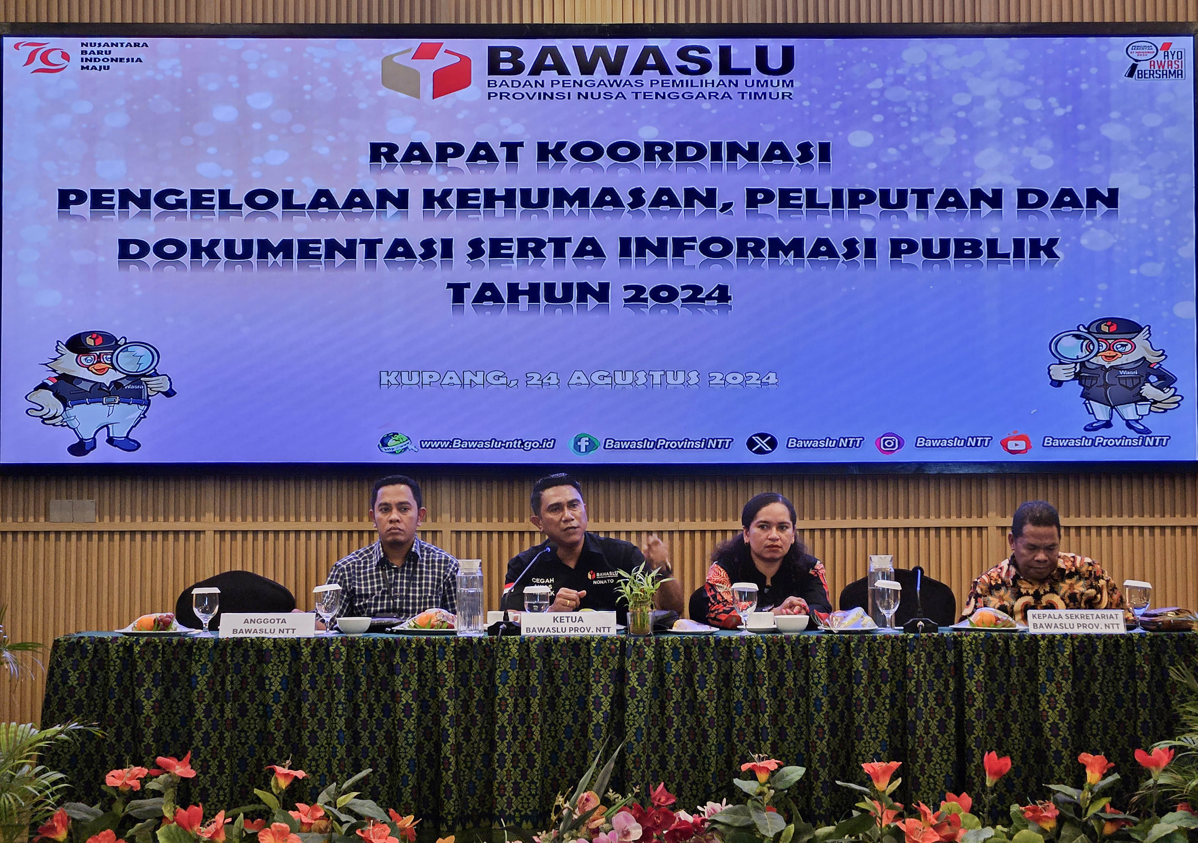 Sambutan Ketua Bawaslu Prov NTT