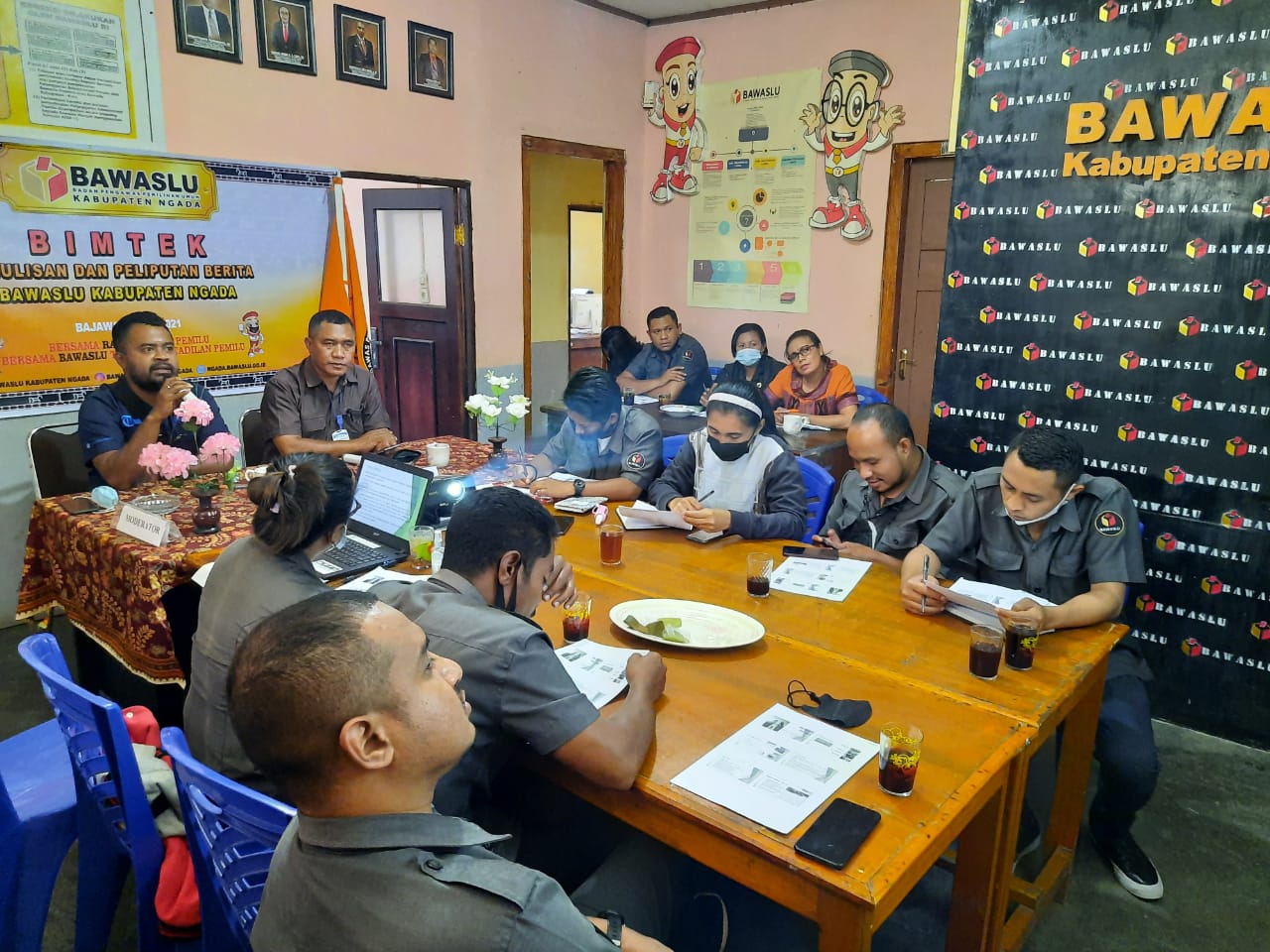 Bimtek Penulisan dan Peliputan Berita Diikuti Oleh 15 Staf Teknis Bawaslu Ngada