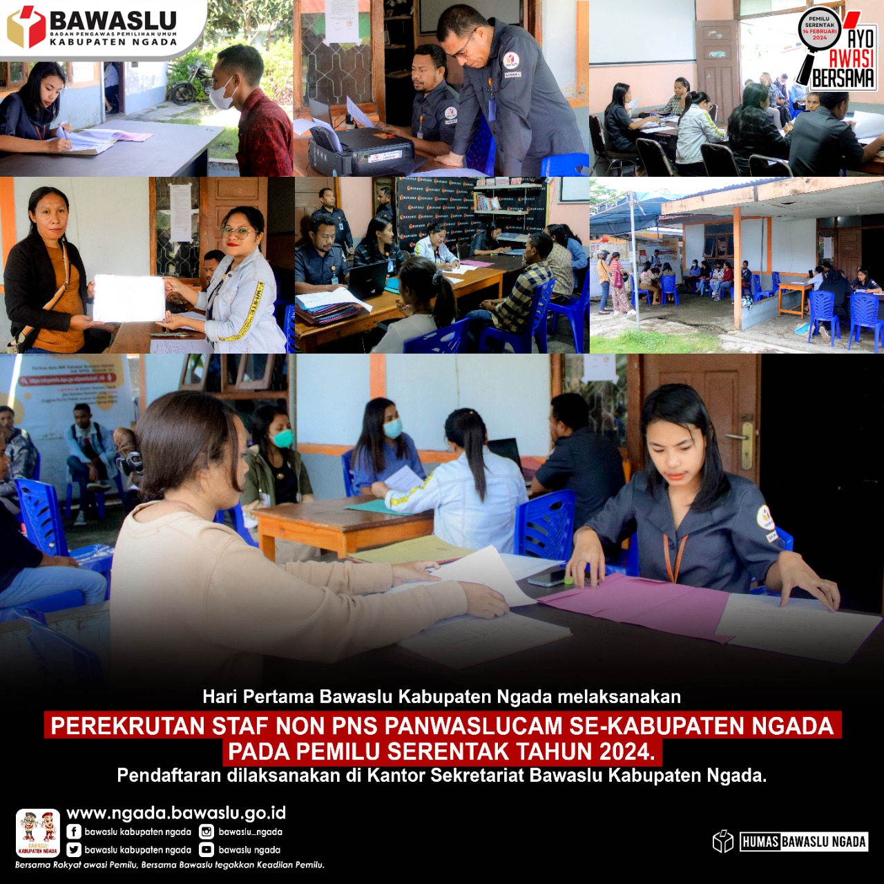 Hari Pertama Perekrutan Staf Panwaslu Kecamatan
