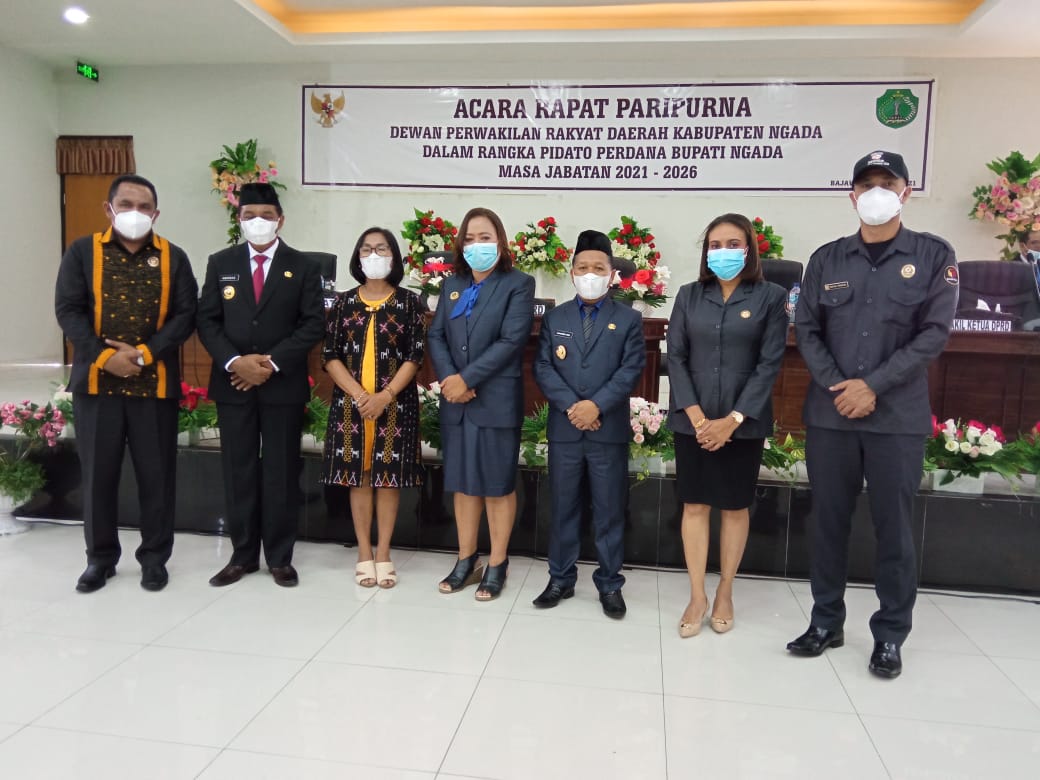 Bawaslu Ngada Menghadiri Rapat Paripurna DPRD Kabupaten Ngada Dalam Rangka Pidato Perdana Bupati Ngada Masa Jabatan 2021 – 2026 