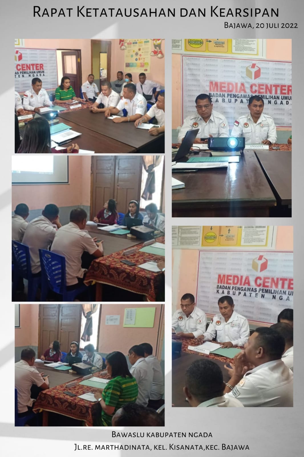 Rapat Internalisasi Ketatausahaan dan Kearsipan