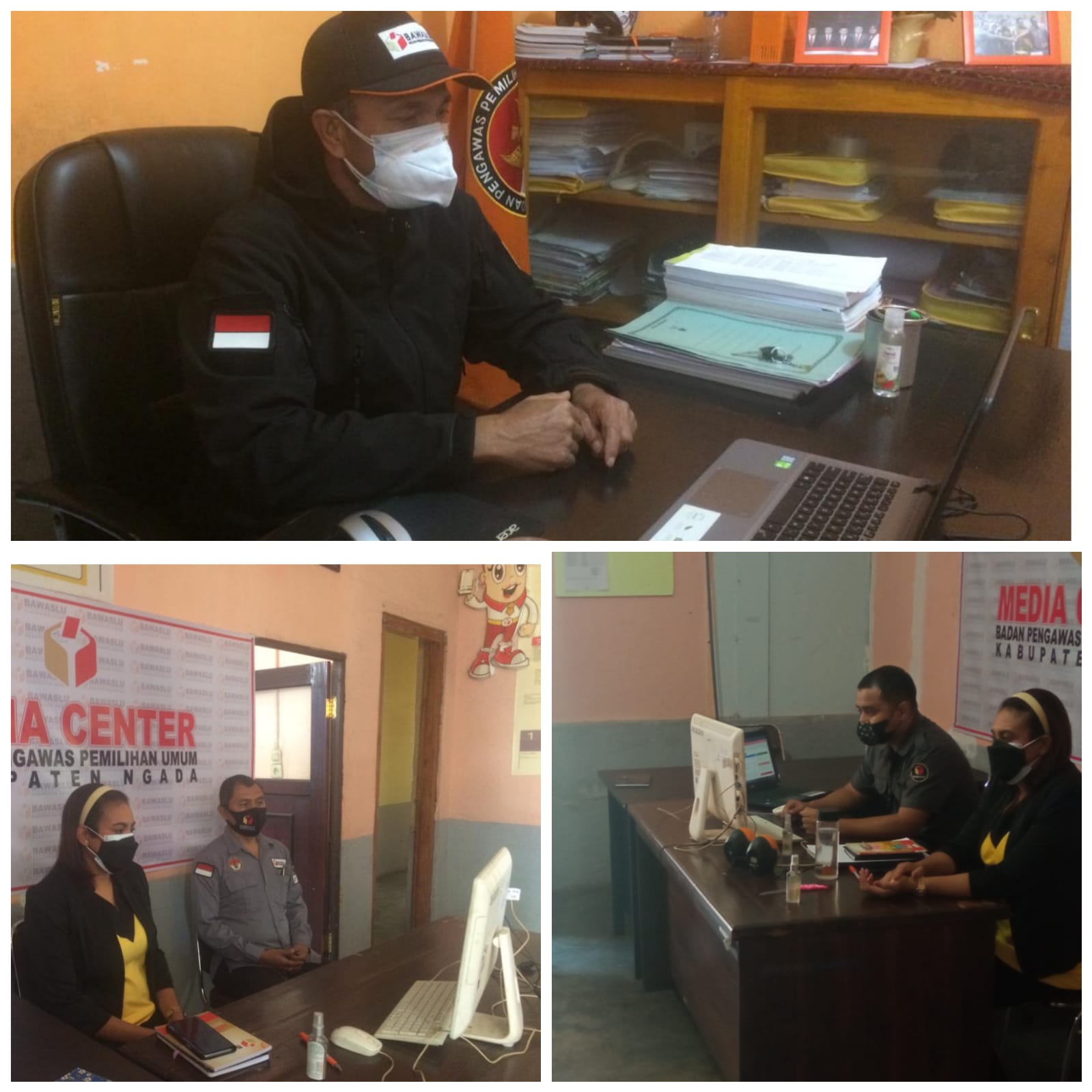 BAWASLU NGADA IKUTI  PENGUATAN KAPASITAS TATA CARA PENGGUNAAN APLIKASI SIPS