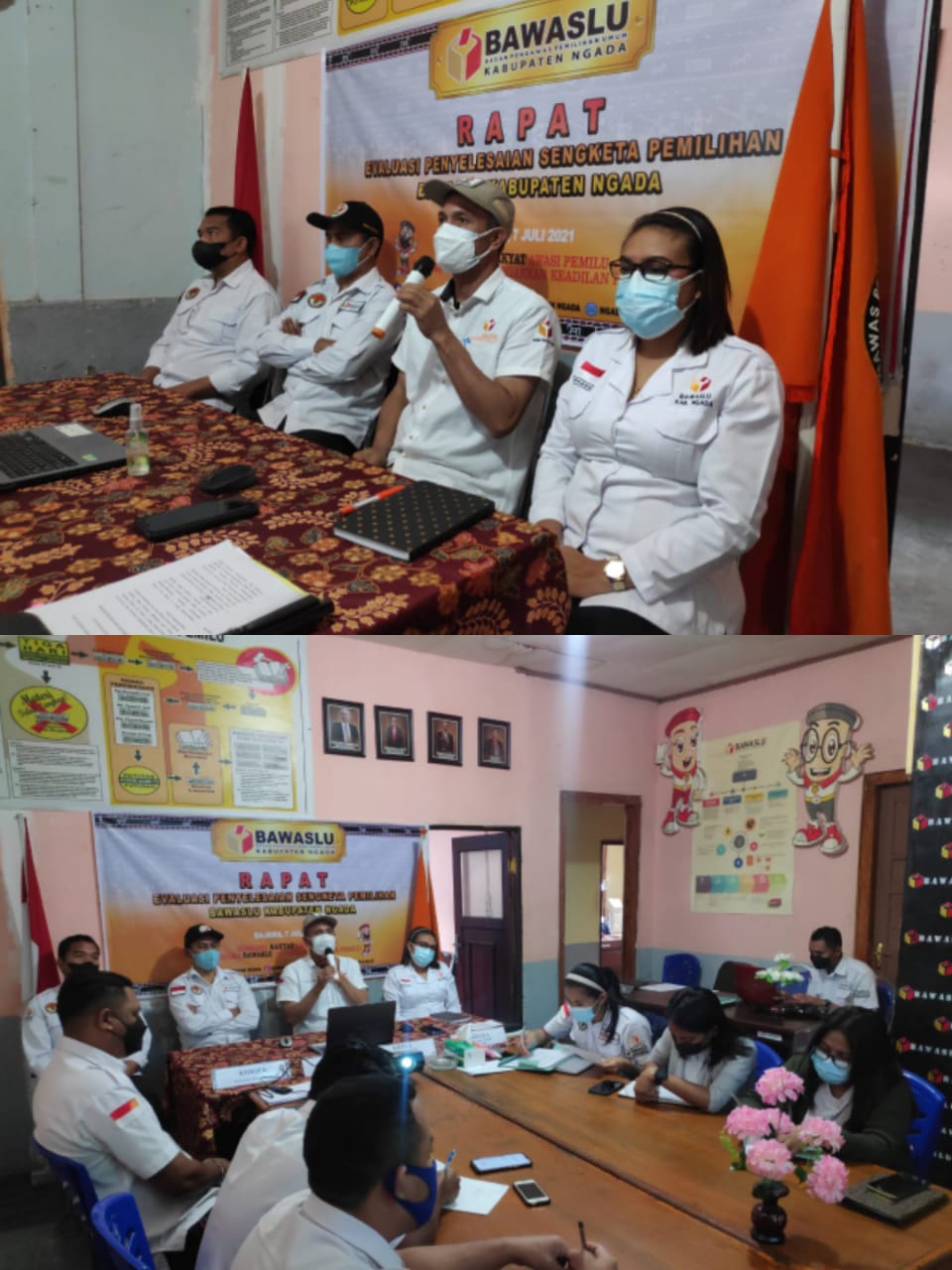 Staf Bawaslu Ngada Ikuti Evaluasi Penanganan Sengketa Pemilihan