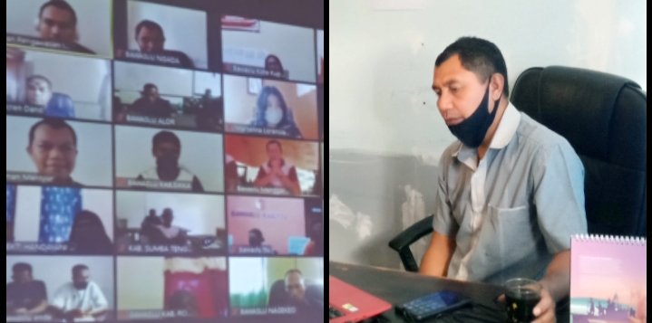 Bawaslu Ngada Mengikuti Sosialisai Hasil Evaluasi ZI Bawaslu Tahun 2019 dan Rencana Penyusunan Action Plan
