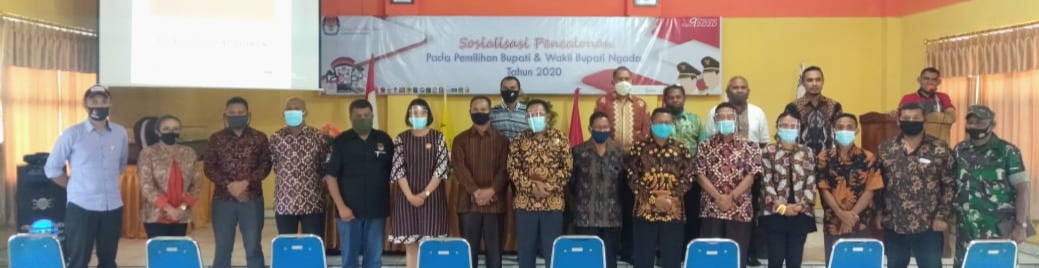 Bawaslu Kabupaten Ngada Mengikuti Sosialisasi Pencalonan Pada Pemilihan Bupati Dan Wakil Bupati Kabupaten Ngada Tahun 2020 Tahap Kedua