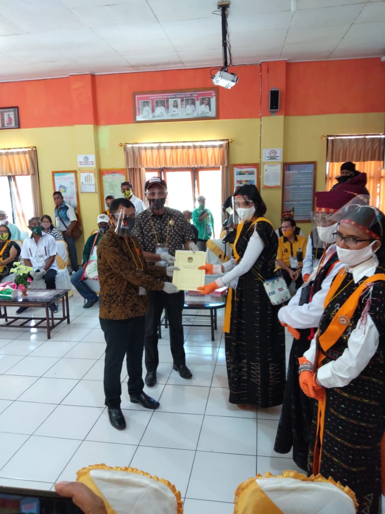 Bawaslu Ngada Awasi Hari Terakhir Pendaftaran Bapaslon Peserta Pilkada Ngada Tahun 2020