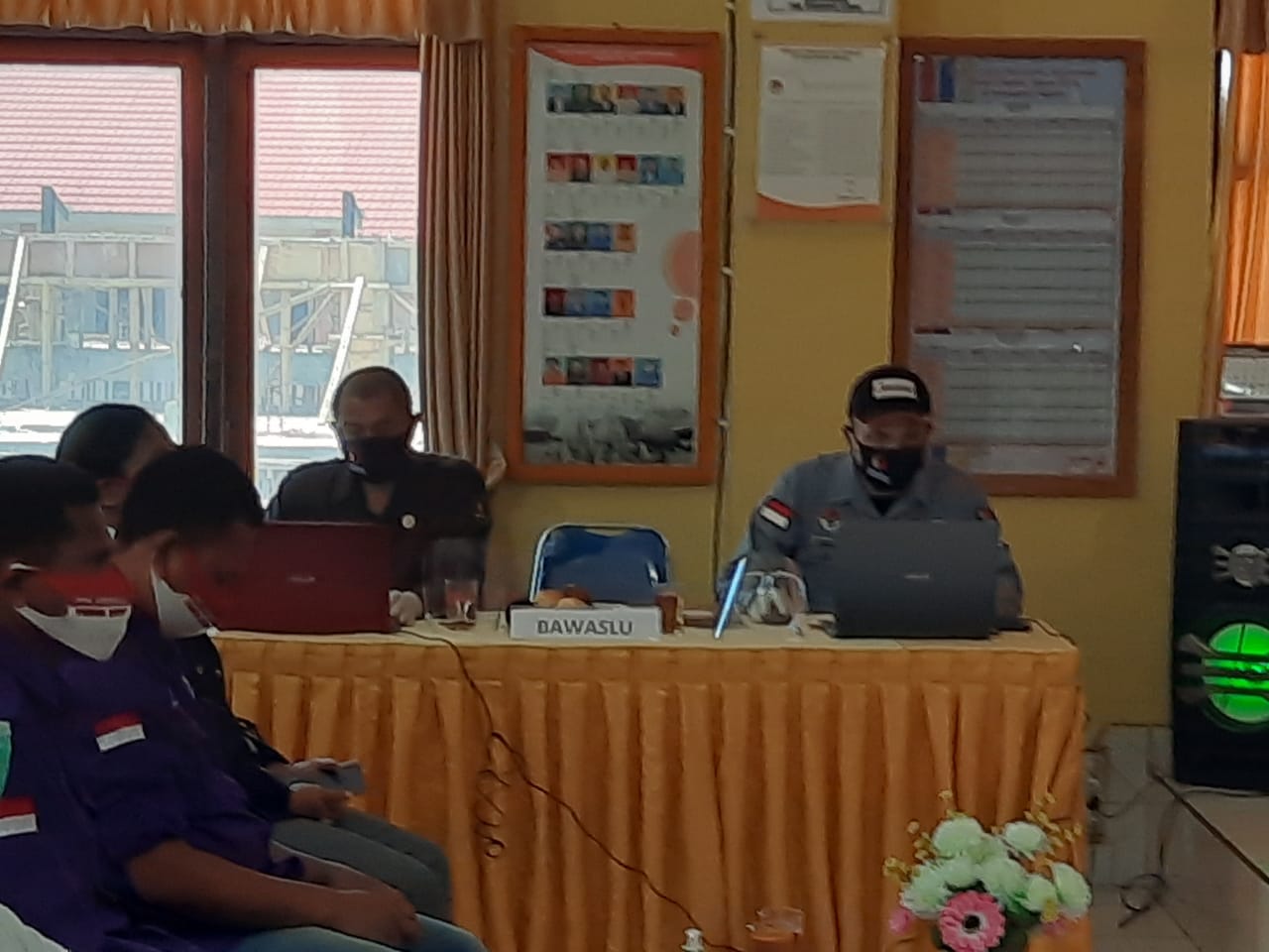 Bawaslu Ngada Mengawasi Rapat Pleno Terbuka Rekapitulasi DPHP dan  Penetapan DPS Pemilihan Bupati dan Wakil Bupati Ngada 2020