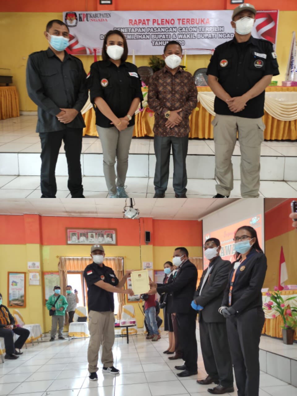 Bawaslu Ngada Awasi Langsung Rapat Pleno Penetapan Pasangan Calon Bupati dan Wakil Bupati Ngada Terpilih