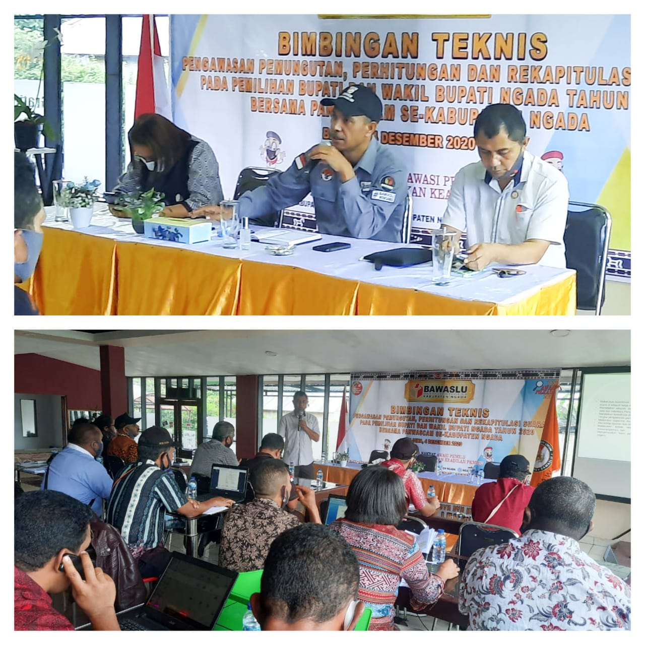 Bawaslu Ngada Gelar Bimtek Pungut Hitung bersama Panwascam se-Kabupaten Ngada