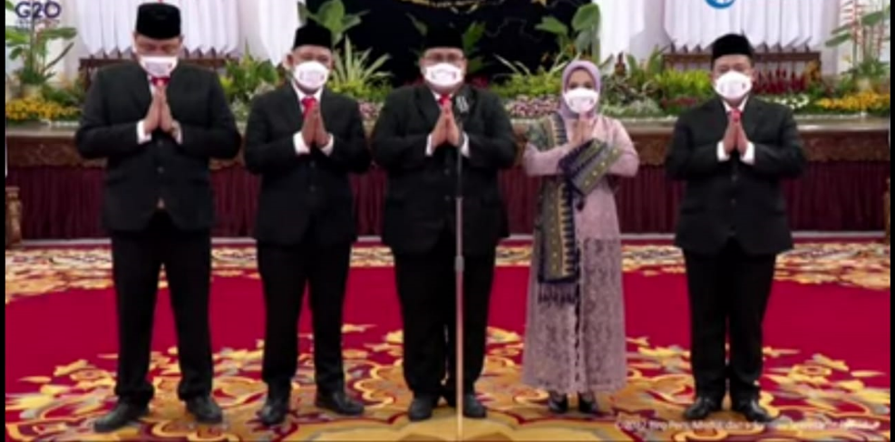 Sah !!! Presiden RI Lantik Anggota Bawaslu Peroide 2022-2027