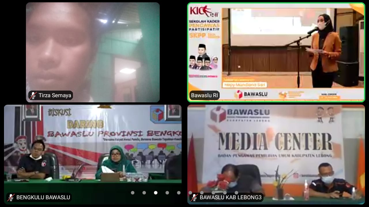 Bawaslu Ngada Ikut Pembukaan SKPP 2021 Secara Daring