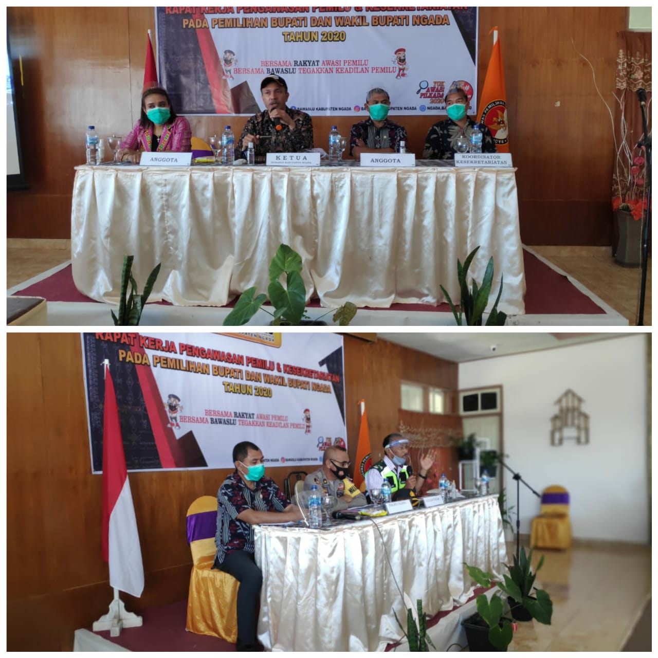 BAWASLU NGADA ADAKAN RAKER PENGAWASAN BERSAMA PANWASCAM SE-KABUPATEN NGADA