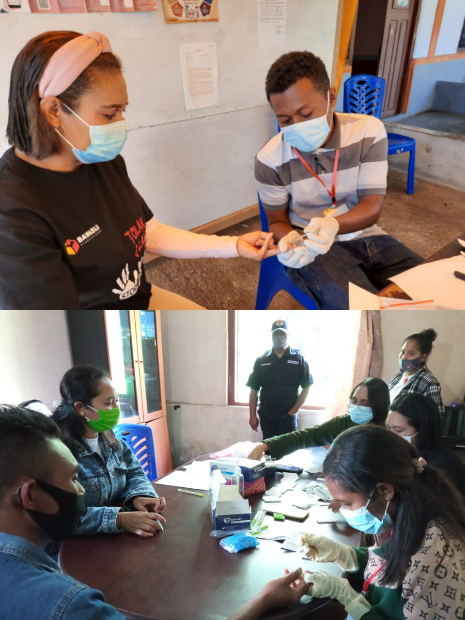 Jajaran  Bawaslu  Ngada  Jalani Rapid Test