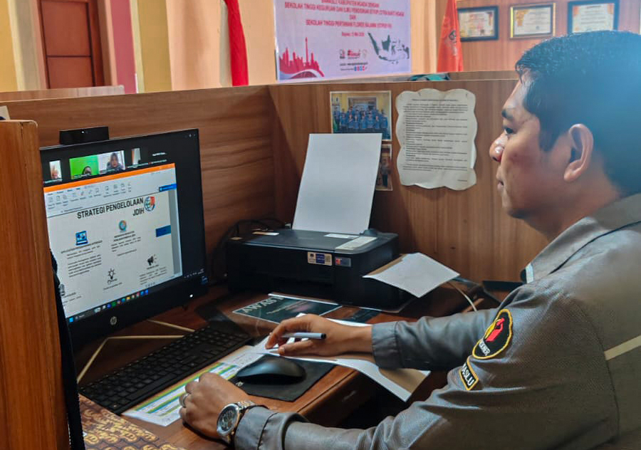 Perkuat Tata Kelola Informasi Hukum, Bawaslu Ngada Ikuti Rakor Pengembangan Jdih Se-Ntt