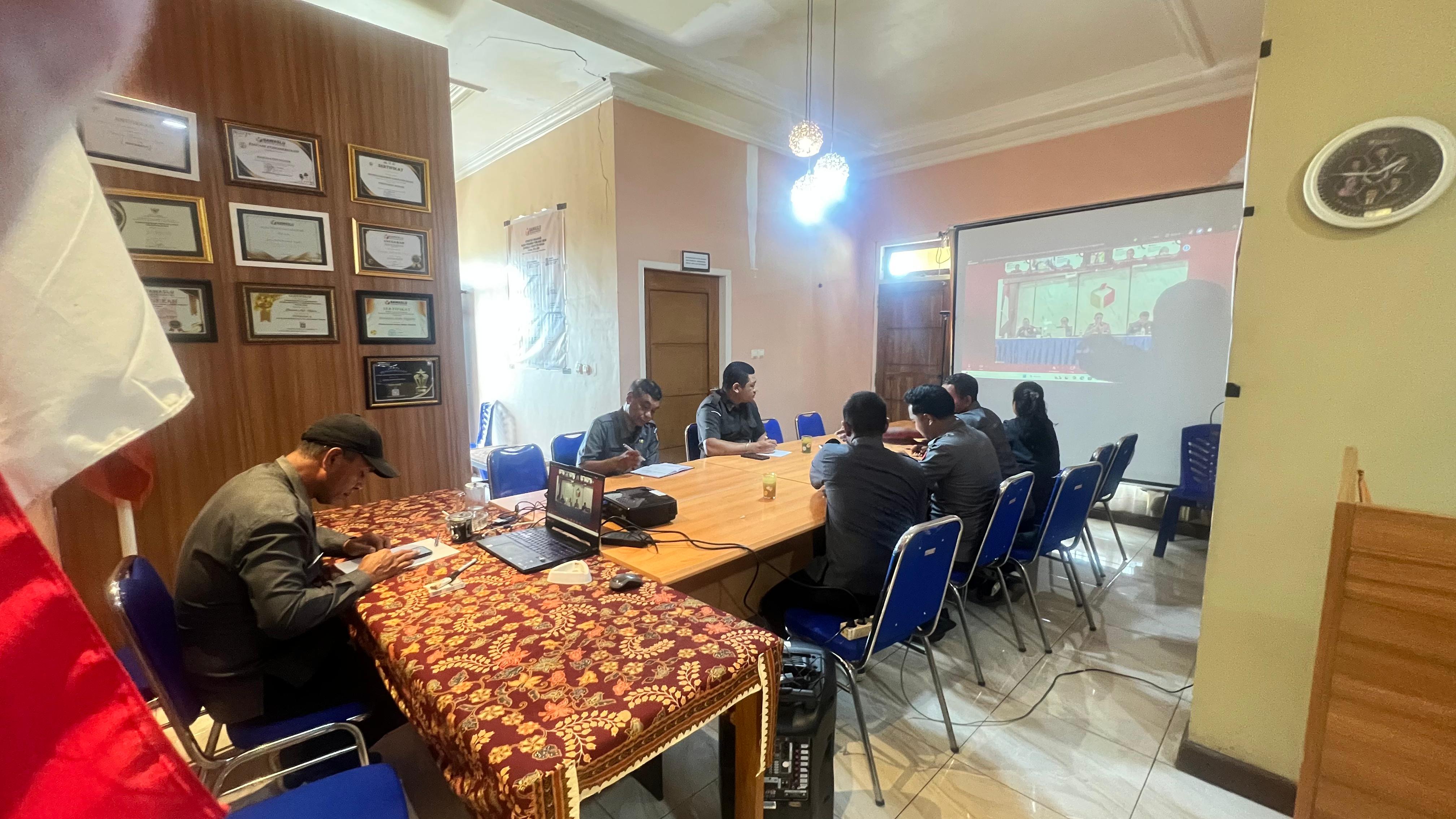 Bawaslu Ngada Ikuti TOS BARISTA Vol. 3, Perkuat Pemahaman Sengketa Proses dan Sengketa Hasil Pemilu