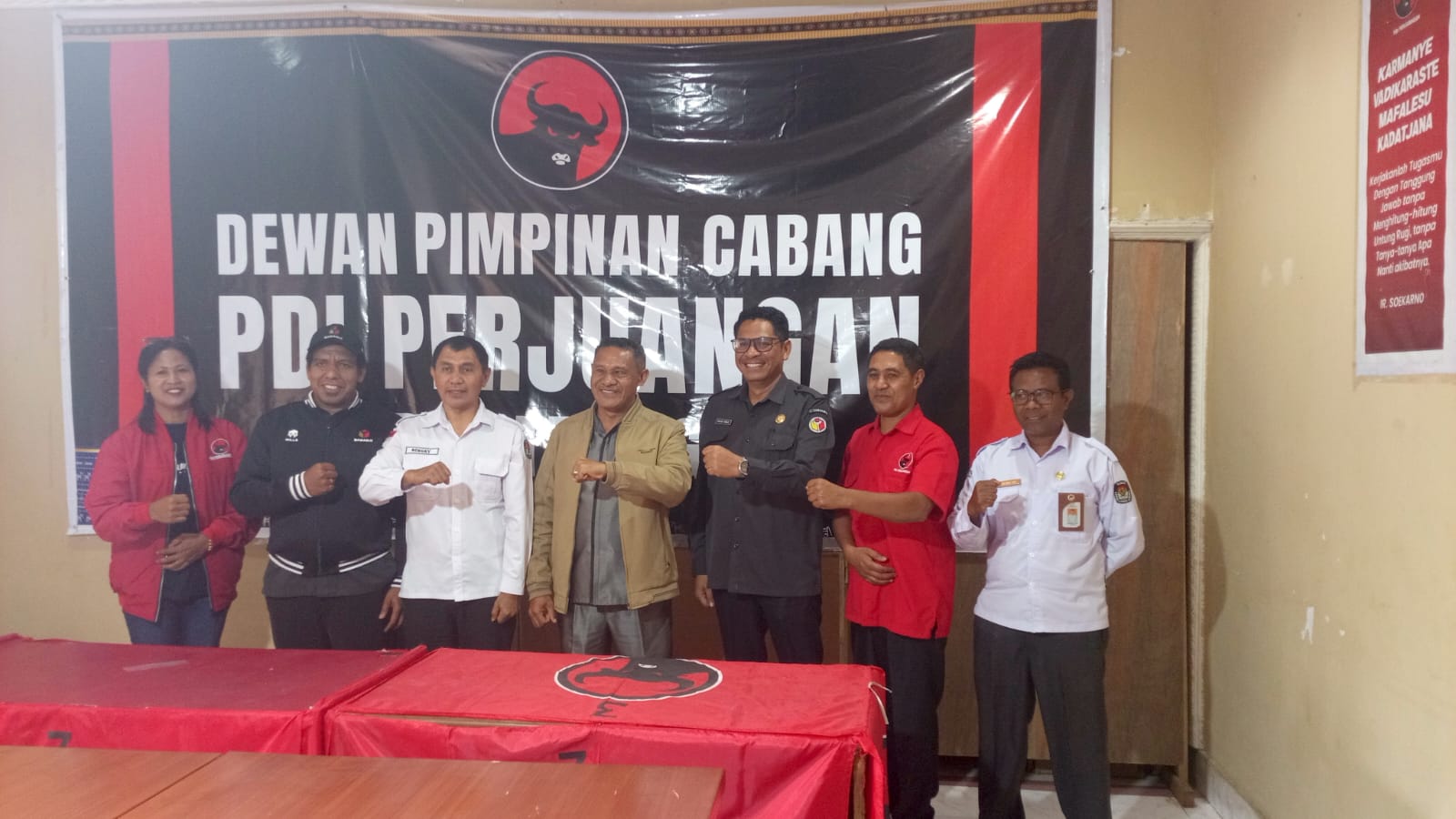 Bawaslu Ngada Awasi Sosialisasi Pemutakhiran Data Partai Politik Semester I Tahun 2026 di PDIP
