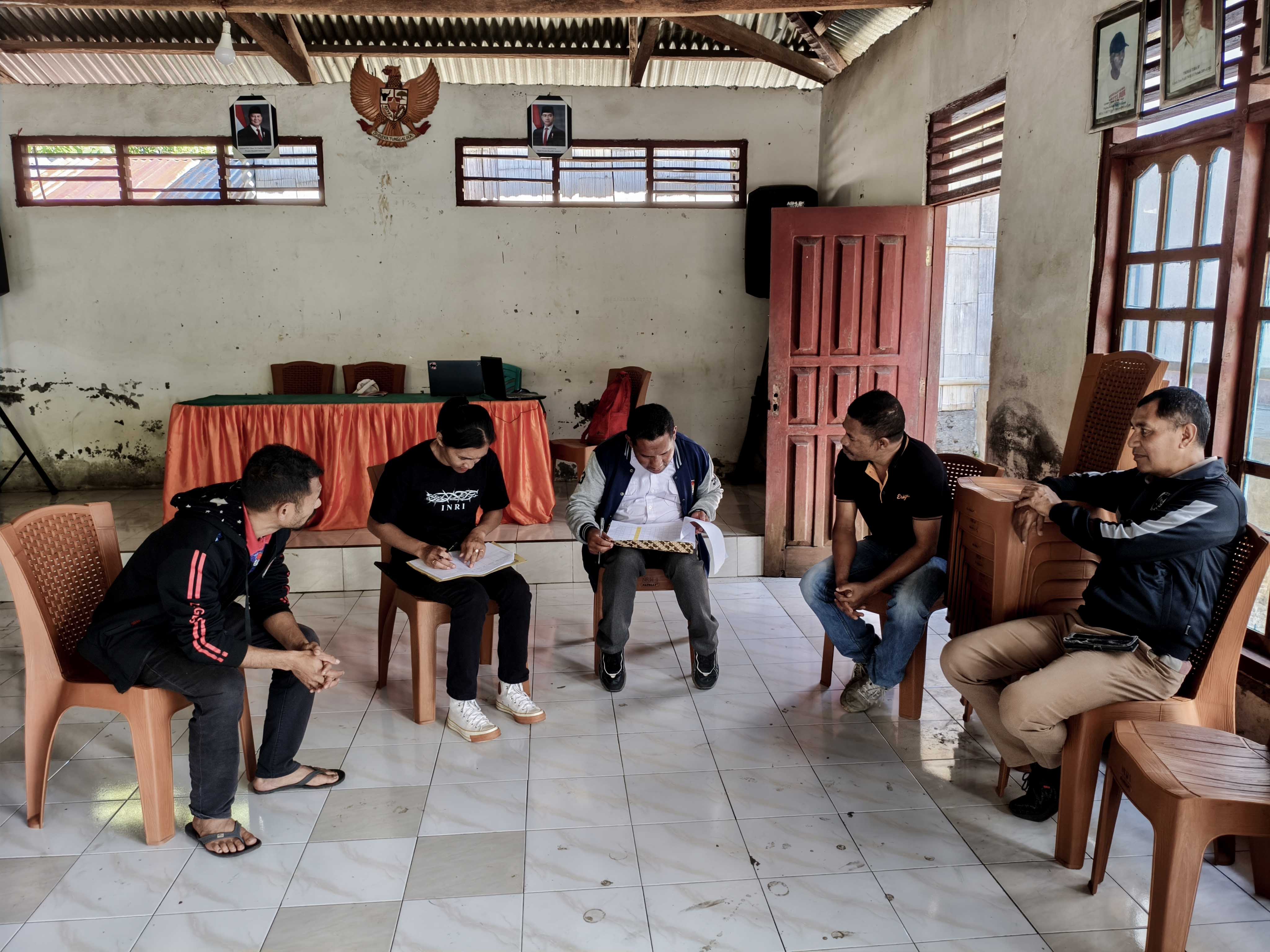 Bawaslu Ngada Lakukan Pengawasan Coklit Terbatas PDPB di Kecamatan Jerebuu