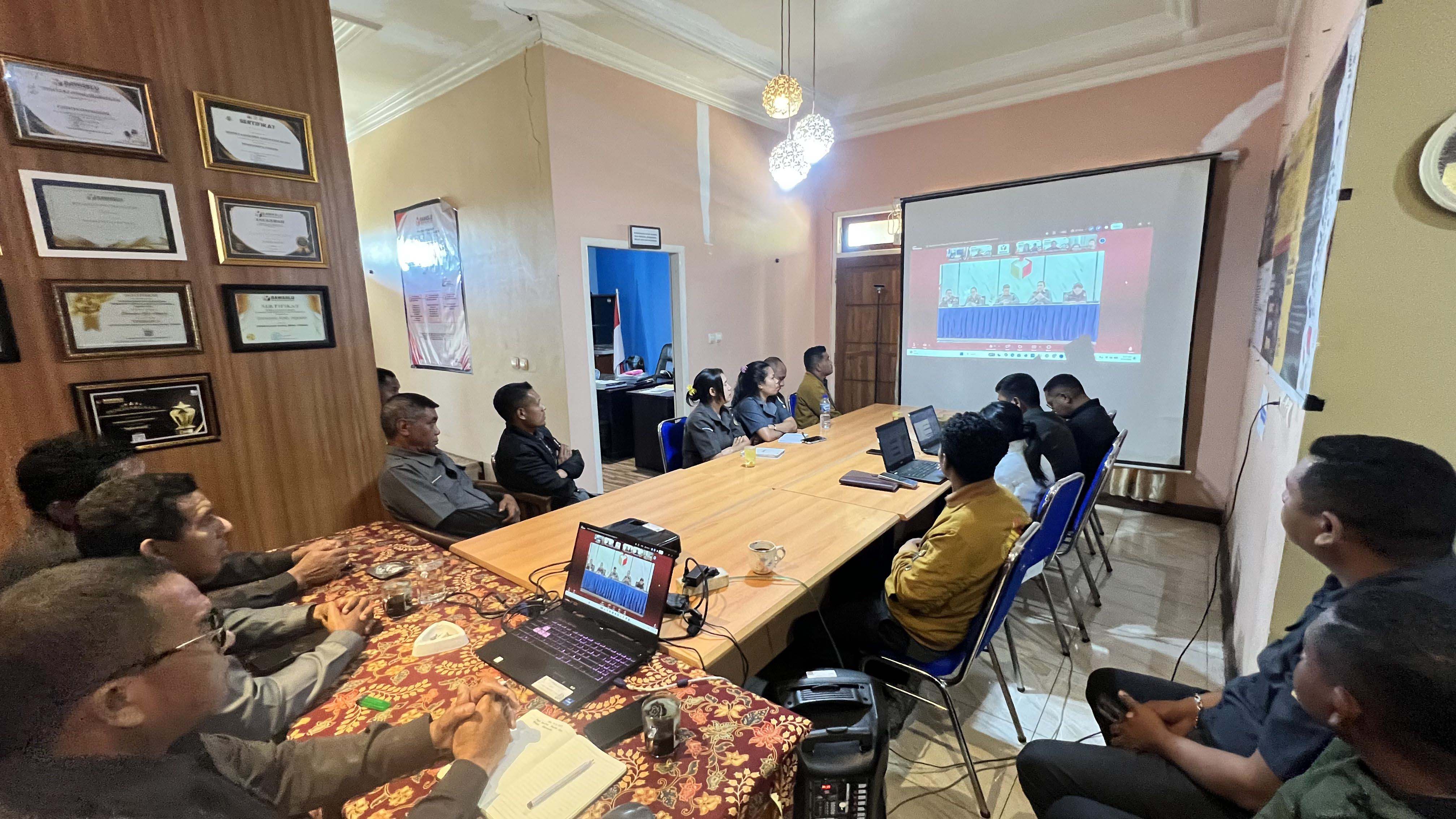 Bawaslu Ngada Ikuti Rakor Penguatan SDM ASN Bawaslu Provinsi NTT