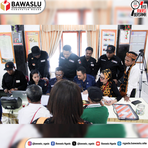 Pendaftaran Pertama Bakal Pasangan Calon Bupati dan Wakil Bupati Kabupaten Ngada. 