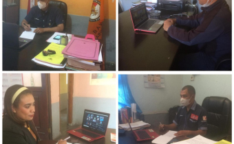 Bawaslu Ngada Ikuti Webinar Potensi Pelanggaran Pemilu