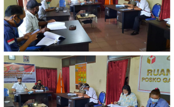 BAWASLU NGADA MEMBENTUK KELOMPOK KERJA PENCEGAHAN COVID-19