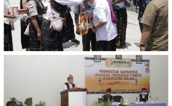 KUNJUNGAN KETUA BAWASLU RI KE BAWASLU KABUPATEN NGADA