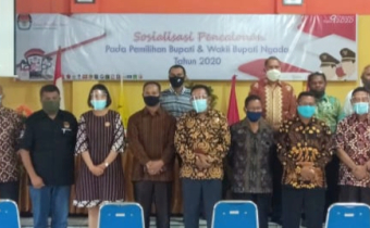 Bawaslu Kabupaten Ngada Mengikuti Sosialisasi Pencalonan Pada Pemilihan Bupati Dan Wakil Bupati Kabupaten Ngada Tahun 2020 Tahap Kedua