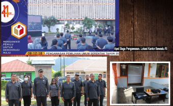 BAWASLU NGADA IKUTI APEL SIAGA PENGAWASAN 