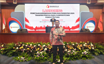 Peluncuran Pemetaan Kerawanan Pemilihan Serentak 2024