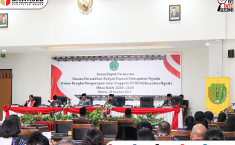 Bawaslu Ngada Hadiri Pelantikan Anggota DPRD Kabupaten Ngada Periode 2024 - 2029