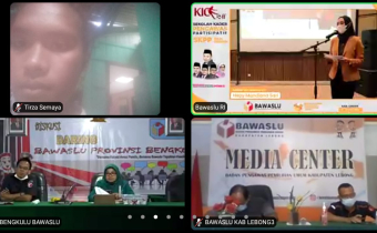 Bawaslu Ngada Ikut Pembukaan SKPP 2021 Secara Daring