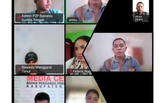 Bawaslu Kabupaten Ngada Hadiri Rapat Evaluasi