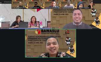 Bawaslu Ngada Ikuti Rakor Persiapan Pendidikan Pengawas Partisipatif (P2P) Tahun 2026