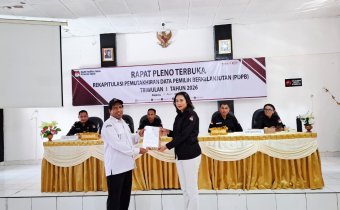 Rapat Pleno Terbuka Rekapitulasi PDPB Triwulan I Tahun 2026 