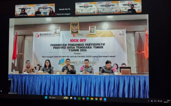 Bawaslu NTT Kick Off Pendidikan Pengawas Partisipatif 2026, Cetak Kader Demokrasi Berintegritas