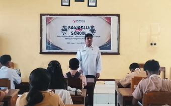 Bawaslu Kabupaten Ngada Goes to School di SMAN I Aimere