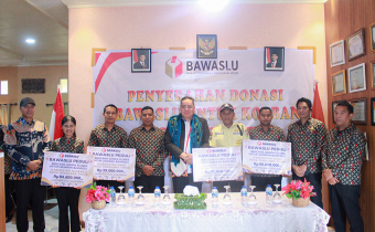 Bawaslu Ngada Terima Dukungan Bawaslu RI melalui Program Bawaslu Peduli